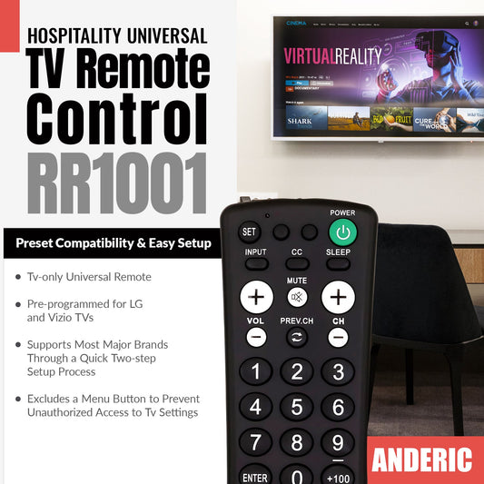 EasyView Large Button TV Remote