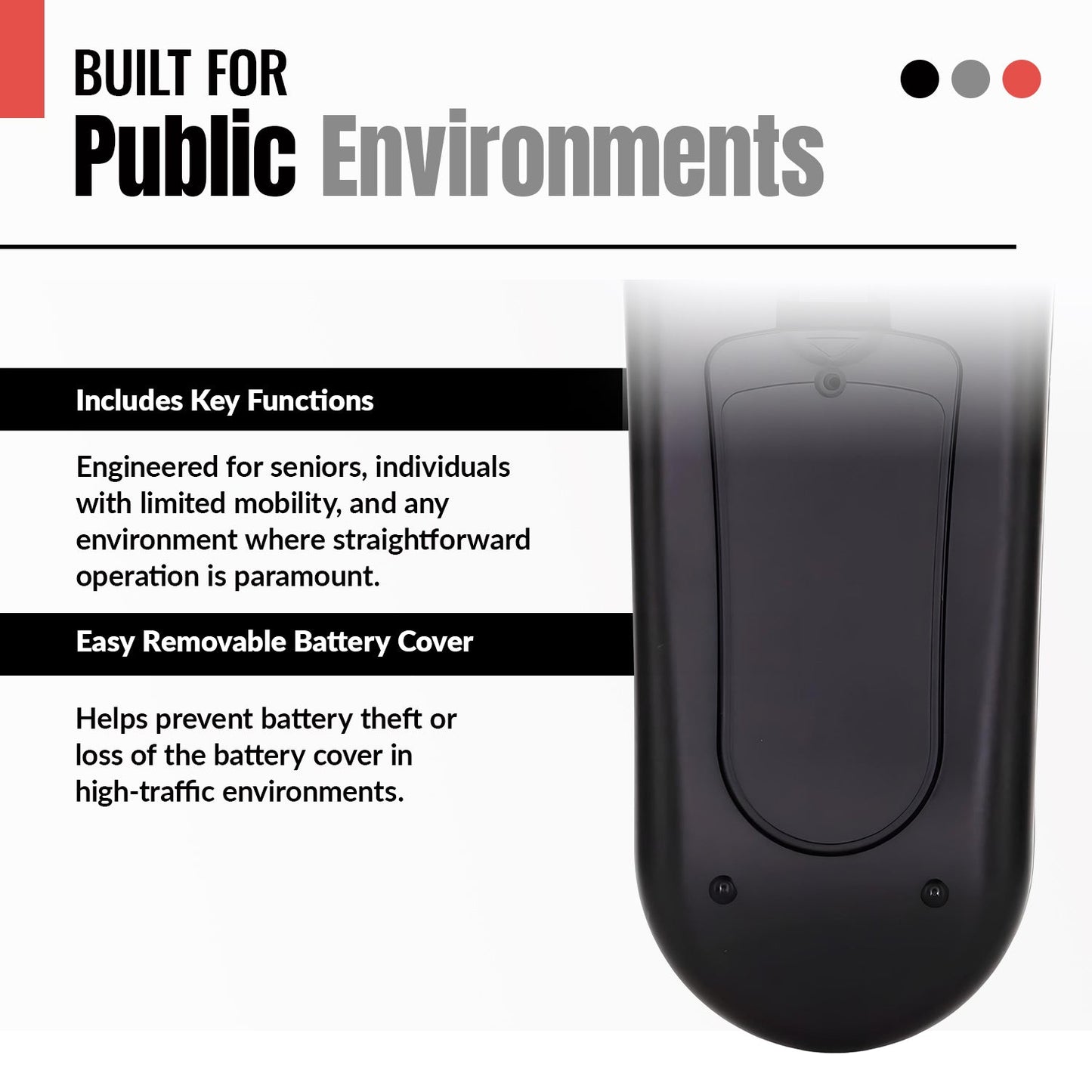 EasyView Large Button TV Remote